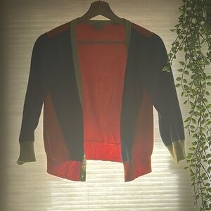 Cremieux colorblock cardigan